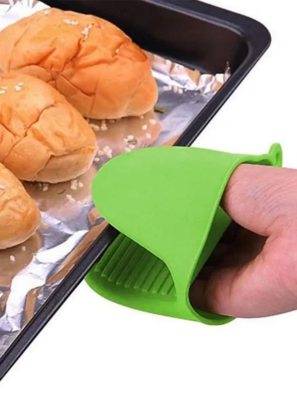Silicone Heat Resistant Gloves Clips Insulation Non Stick Anti-slip Pot Bowel Holder Clip (Pair)